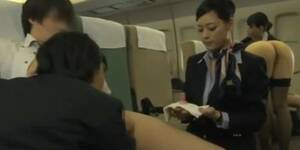 japanese cabin - Awesome Japanese cabin crew sex with passengers in flight. - Tnaflix.com