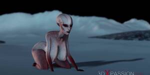 Alien Woman Porn Booty - 3DXPASSION - Female alien gets fucked hard by sci-fi explorer in spacesuit  on exoplanet - Tnaflix.com