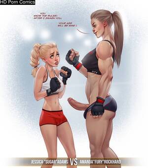 dickgirl - Dickgirls Fighting Championship comic porn | HD Porn Comics