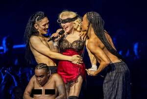 Madonna Explicit Sex - Madonna shocks with very explicit Celebration Tour show | Metro News