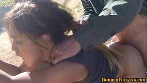 mexican teen banged - Hot brunette mexican girl gets caught and fucked by border patrol 1 2 -  XVIDEOS.COM