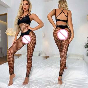 Hot Fishnet - Hot Sexy Fishnet Bodysuit Women Crotchless Porn Tights Lingerie Erotic Mesh  Clothes Nightclubs Sex Ladies Body Stockings Set Sexy From 12,11 â‚¬ | DHgate