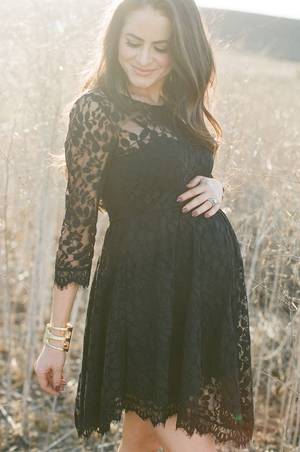 ebony pregnant lady roxy galleries - black lace maternity dress / what a gorgeous maternity dress and pretty  light for a maternity