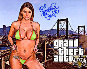 Grand Theft Auto V Pornstars - BROOKLYN CHASE SIGNED 8x10 PHOTO XXX PORNSTAR GRAND THEFT AUTO GTA BECKETT  BAS | eBay