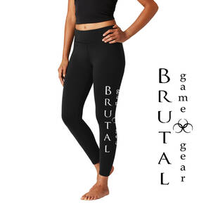 Brutal Yoga Porn - LPST891 Brutal Logo Full Length Ladies Yoga Pant - Brutal Game Gear USA  Brutal Logo Full Length Ladies Yoga Pant