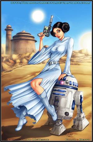 hot hentai sex princess leia - Princess Leia - R2D2 by diabolumberto.deviantart.com on @deviantART