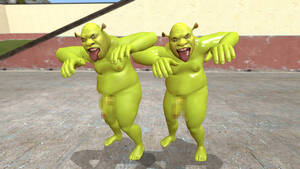 Naked Shrek Porn - Shrek nude for Gmod by 13alan13 on DeviantArt