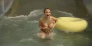 Big Tits Water - Big Boobs Water Slide Oops - Tnaflix.com