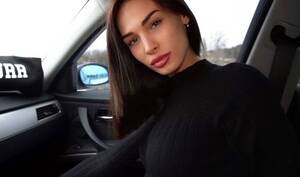 Car Blowjob Russian - Russian brunette in the car makes his friend a Blowjob and takes the c... -  HD porn online