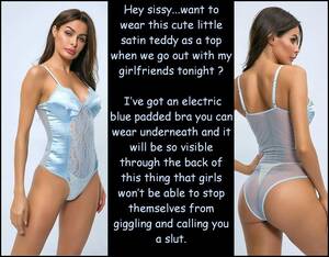 Big Tits Lingerie Captions - Sissy lingerie captions - 75 photo