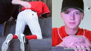 Baseball Uniform Porn - 18 Year Old Straight Boy Spanked in a Baseball Uniform | xHamster