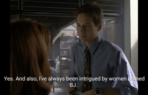 Jamie Lee Curtis Blowjob - BJ, huh? Oh.. ðŸ˜³ : r/XFiles