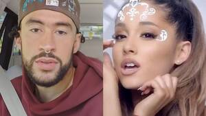 Ariana Grande Anal Sex - Bad Bunny Only Knows Lyrics To 1 English Song & It's By Ariana Grande