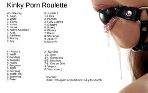 latex bdsm image fap - Kinky Porn Roulette - Fap Roulette