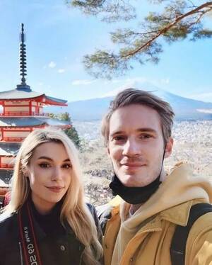 Cutiepiemarzia Porn - PewDiePie and wife Marzia Bisognin's very modern YouTuber love story as the  pair finally tie the knot - Mirror Online