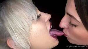 girls sucking tongue - Tongue Sucking Porn - Tongue Kissing & Deep Kissing Videos - SpankBang