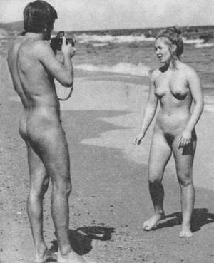 beach nudists retro baja frey - Retro Nudism : Photo