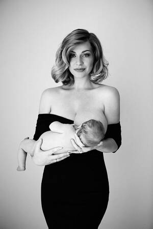 lactating oops - My beautiful friend breastfeeding her baby. : r/pics