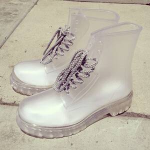 Cute Rain Porn - New clear boots to make any outfit standout | Zapatos, Botas de agua, Botas