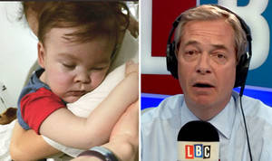 Fake Toddler Porn - Alfie Evans update: 'He could be in Italy already!' Farage SLAMS '