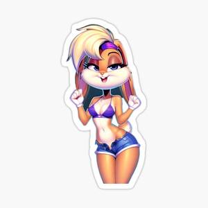 Looney Porn Toon Lola Bunny - Lola Bunny Stickers for Sale | Redbubble