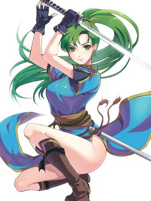 Fire Superhero Porn - Best waifu (Lyn from Fire Emblem)