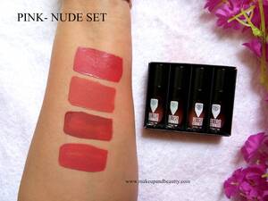 Lipstick Retro Porn - Makeup and beauty !!!: REVIEW & SWATCHES OF PAC RETRO MINI LIPSTICK SETS