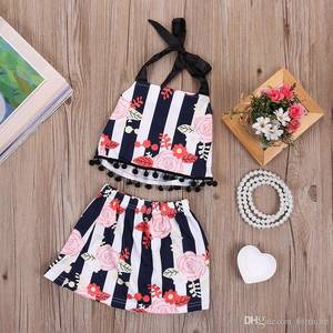 Fringe Dress Porn - 2018 Newborn Toddler Baby Designer Girl Clothing Set Kids Suit Porn Outfit  Cool Tops Skirt Floral Black Bodysuit Fringe Western Dress From Formore, ...