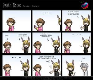 death note cartoon porn - Death Note: Easter Bunny by *SilentReaper on deviantART Hahahahaha!