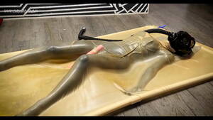 girl in clear latex vacuum suit - Vacuum rubber girl - XNXX.COM