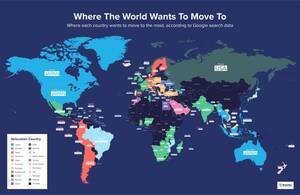 Map Porn - Where the world wants to move : r/MapPorn