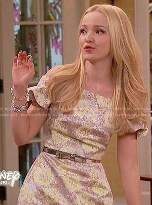 Liv And Maddie Twins Porn - Liv's floral ruffle sleeved dress on Liv and Maddie