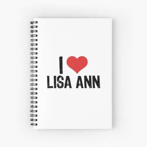 Lisa Ann Lingerie Porn - Lisa Ann Spiral Notebooks for Sale | Redbubble