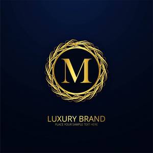 M&m Characters Porn - Ornamental luxury letter m logo Free Vector