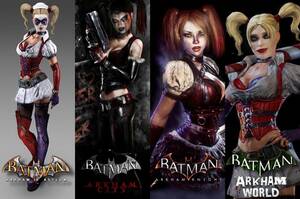 Harley Quinn Arkham City Porn - What's your favorite Harley Quinn? I personally don't know how I feel about  her new look : r/BatmanArkham