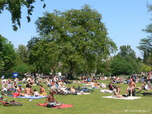 danish nudist camp sex - Vondelpark, Amsterdam