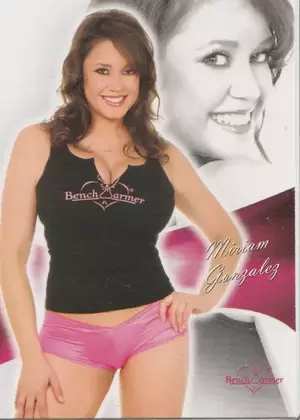 Miriam Gonzalez Porn - MIRIAM GONZALEZ SIGNED 2003 Benchwarmer trading card #BT7 $14.99 - PicClick