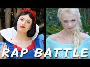 Laura Marano Disney Porn - SNOW WHITE vs ELSA: Princess Rap Battle (Whitney Avalon ft. Katja Glieson)  *explicit* - YouTube