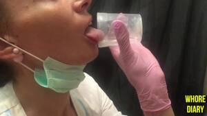 cum swallow nurse - The nurse swallowed the sperm analysis - RedTube