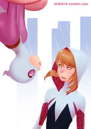 Kamala Khan Gwen Pool Porn - Gwenpool x SpiderGwen by NE0SHIN