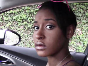 ebony teen interracial pov - 8:12 POV Interracial With A Perky Tits Black Teen Outdoors