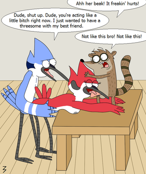 Hentai Regular Show Margaret Porn - Mordecai and Rigby nailed sexy Margaret â€“ Regular Show Porn