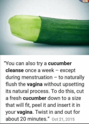 forced anal cucumber - Cool as a Cucumber : r/badwomensanatomy