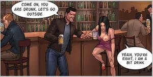 comic porn games - Come on, you are drunk, let's go outside and I'll fuck you hard as on comic  porn games