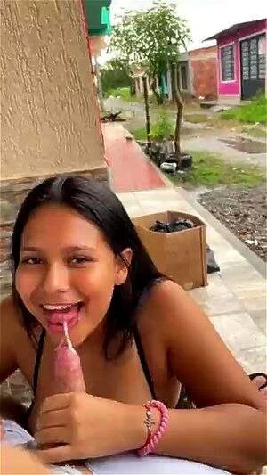 Blowjob Colombia - Watch Colombian Street BJ - Outdoor, Colombian, Streetsex Porn - SpankBang