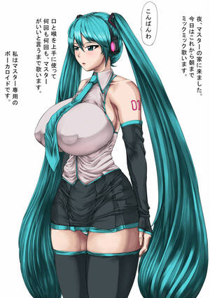 hatsune miku hentai big breast - 2D hatsune miku hentai pictures here once in a while big knockers large  breasts miku, but what is it? 57 photos - Porn Image