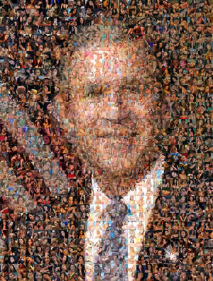 George Bush Porn - sketchy is the new sexy! on Tumblr: George W. Bush mosaic made out of porn.  hahhaha this is amazing.