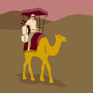 cartoon camel sex - Will the Saudis and Donald Trump Save Golfâ€”or Wreck It? | The New Yorker