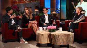 ellen show jennifer lopez upskirt - Jennifer Lopez and Marc Anthony get on well on Elle Degeneres chat show -  Mirror Online