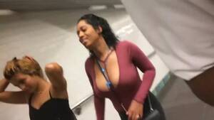 big melon latina - Latina bitch huge melons braless candid